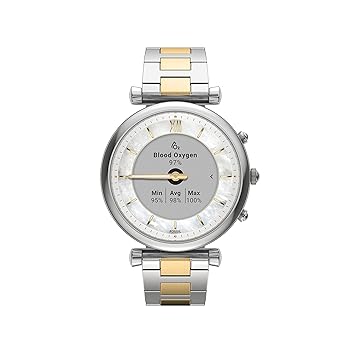 Fossil Carlie Gen 6 Hybrid Smartwatch Analog Two Tone Dial